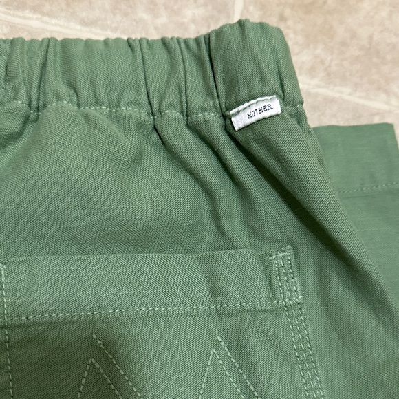 MOTHER Women's Green Ankle Pants - Picture 7 of 7